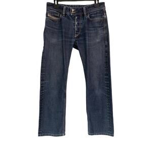 Diesel Viker R Box Low Rise Y2K Jeans Size 28 Blue Straight Vintage Denim Unisex